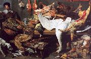 Frans Snyders A Game Stall oil painting reproduction